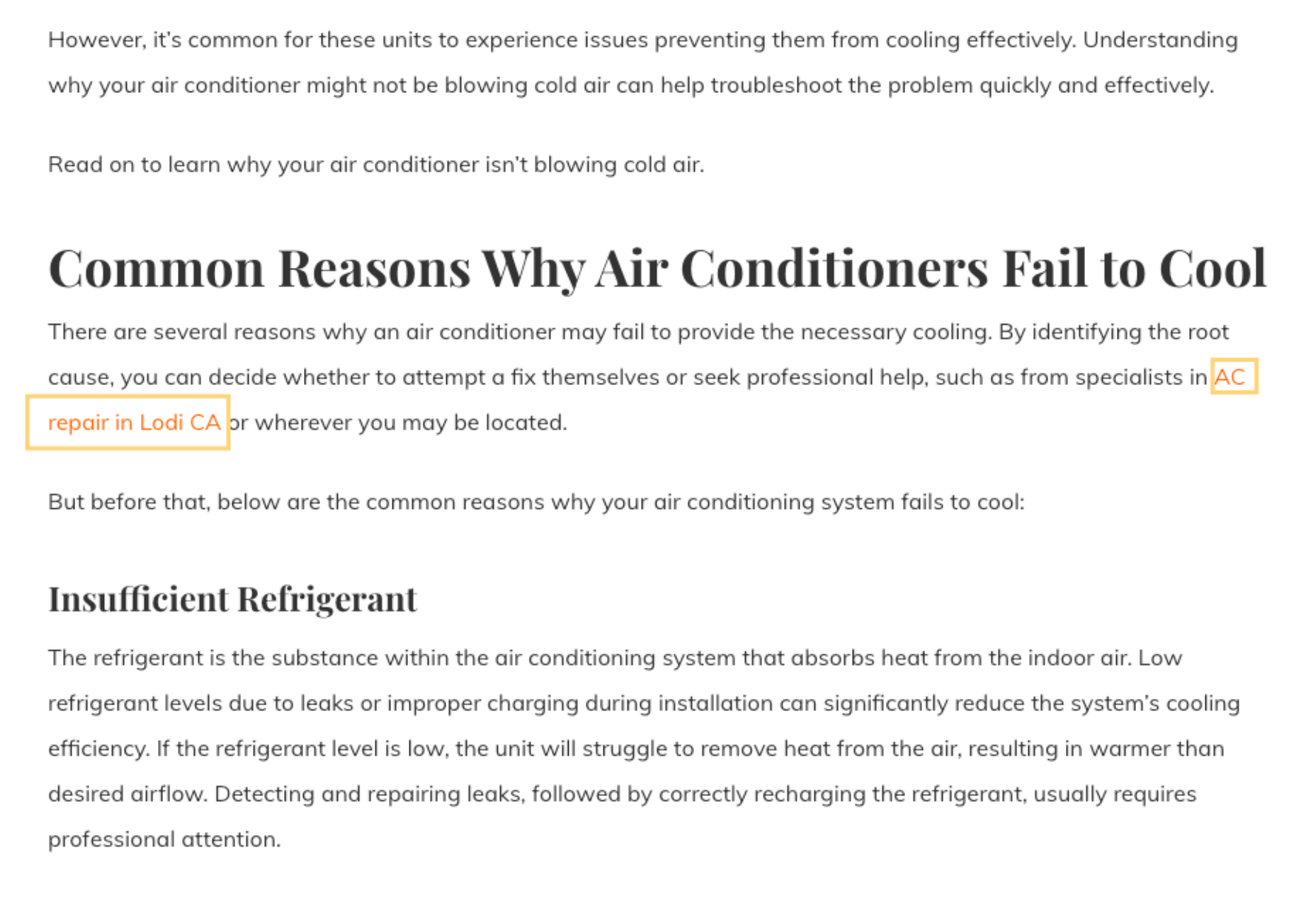 ac repair in lodi ca is an exact match link