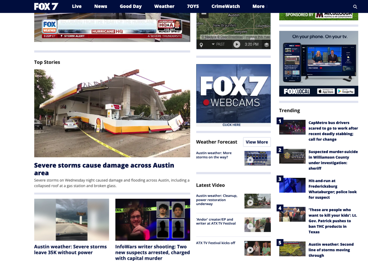 major storm in austin