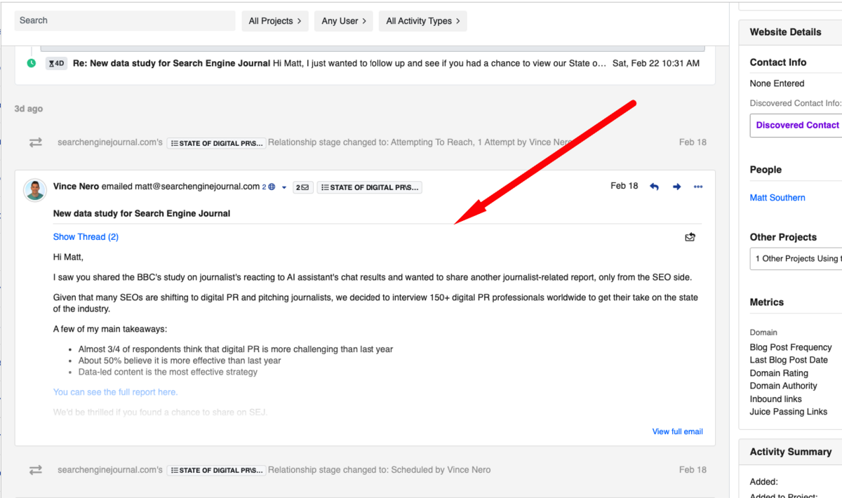 buzzstream email example