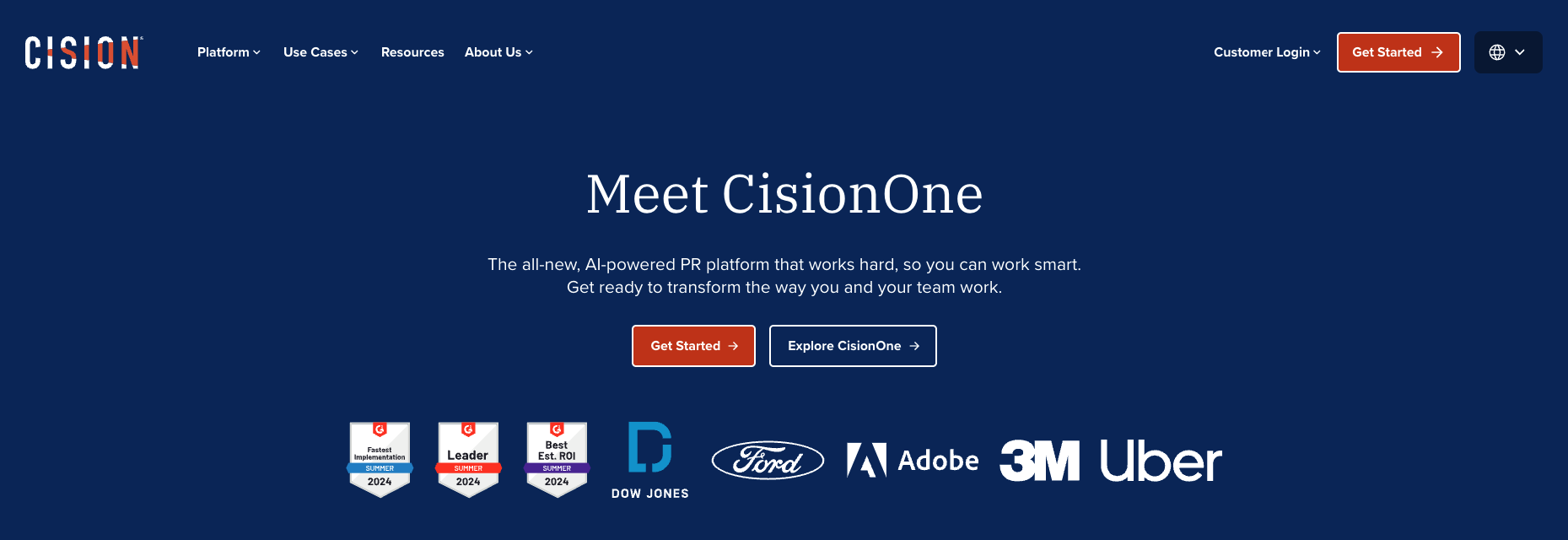 cision homepage