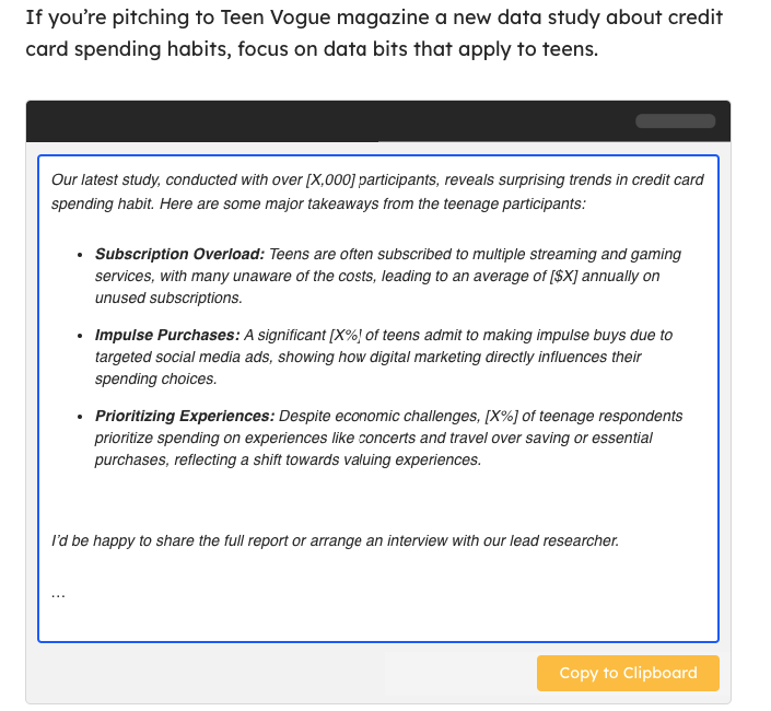 screenshot of interactive element
