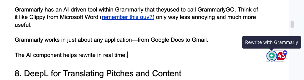 rewrite with grammarly