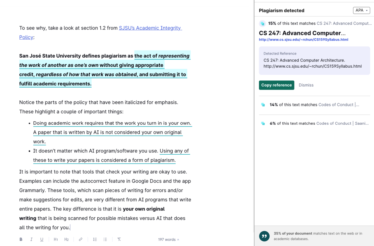 grammarly incorrectly identified