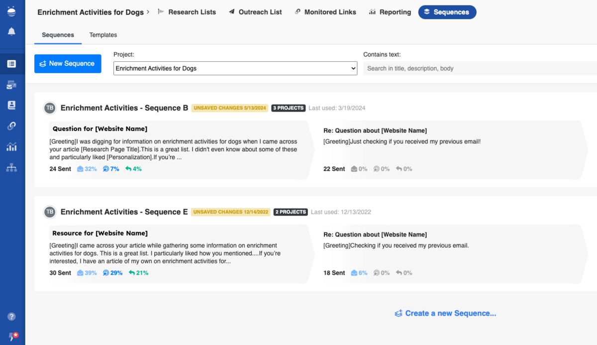 a/b testing example from buzzstream