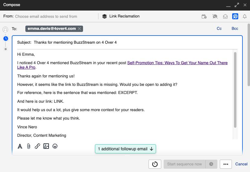 importing the template