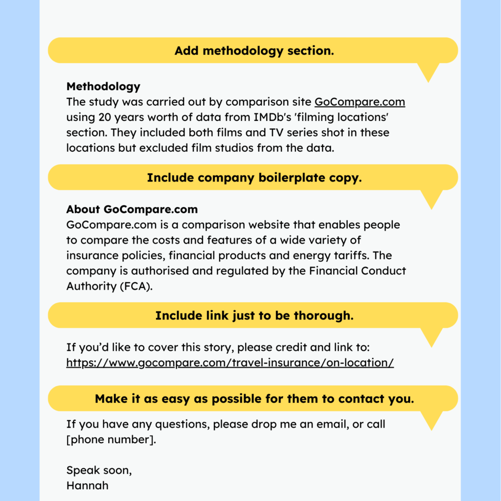 media pitch example 3