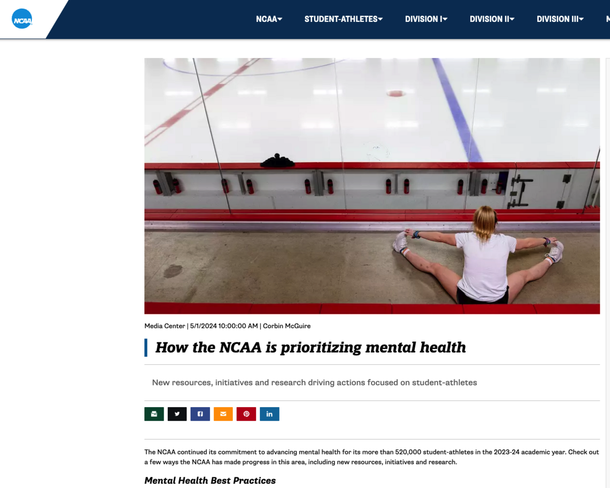 ncaa how the ncaa is prioritizing mental health