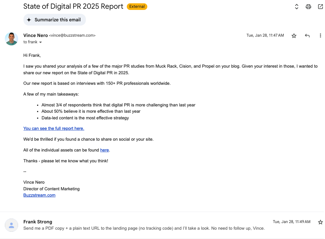 state of digital pr report