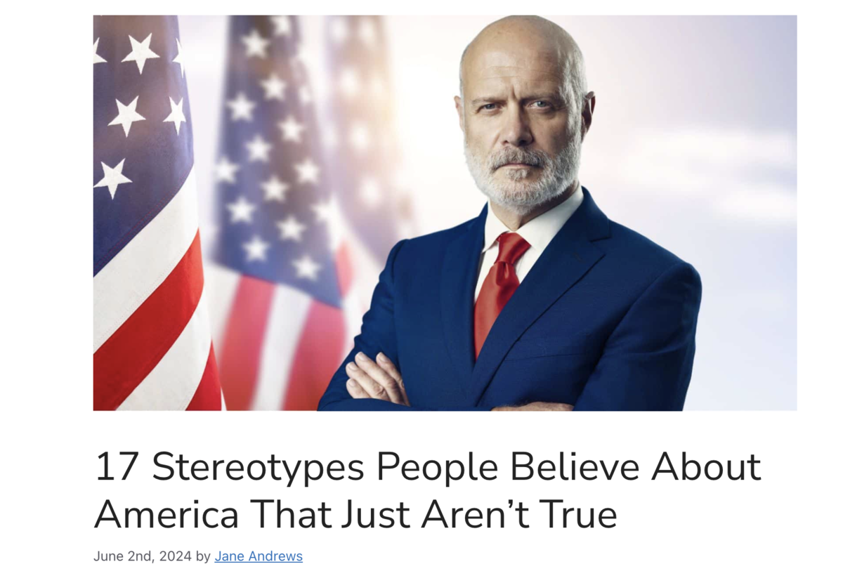 17 stereotypes people believe about americans