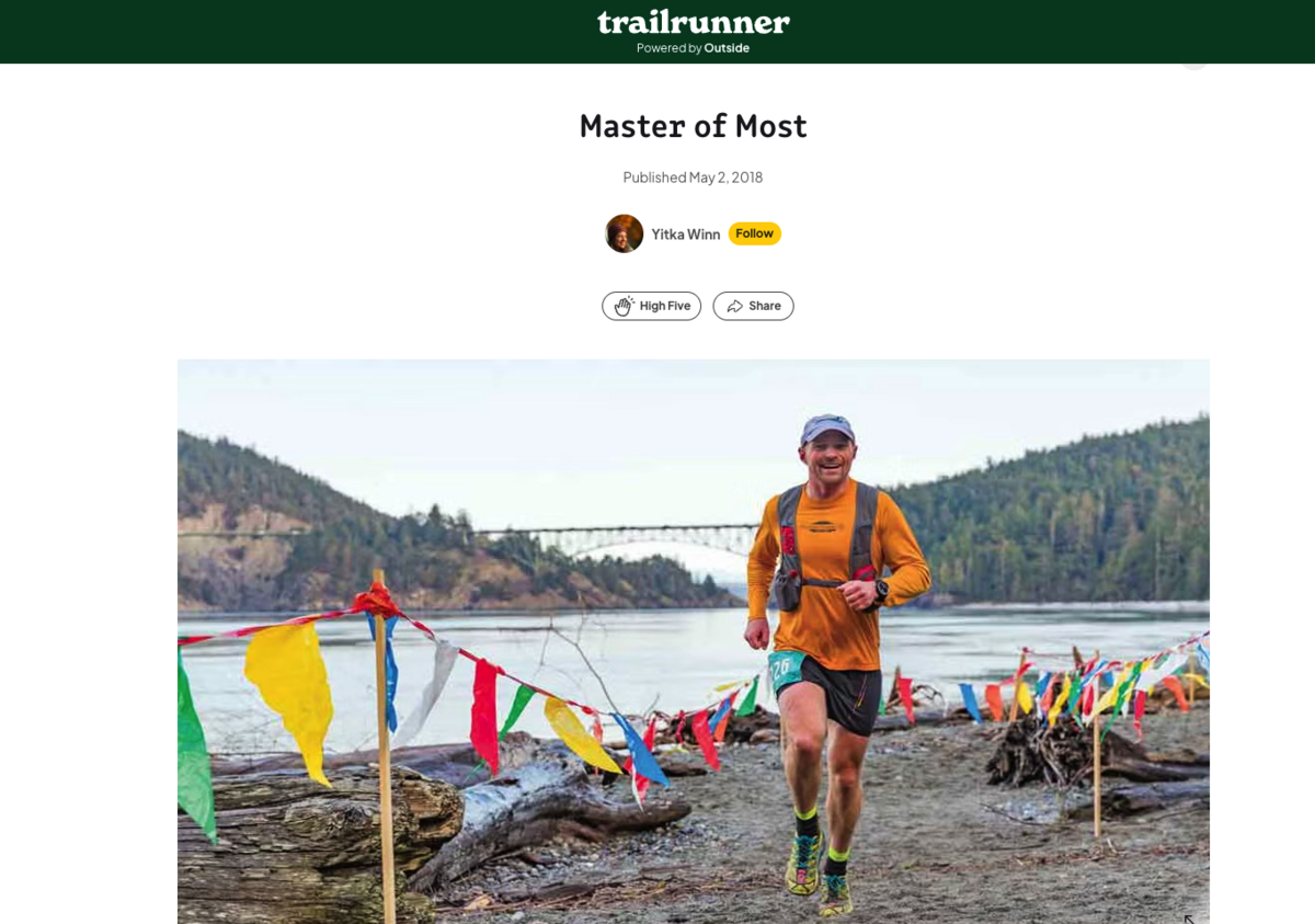 trail runner master of most