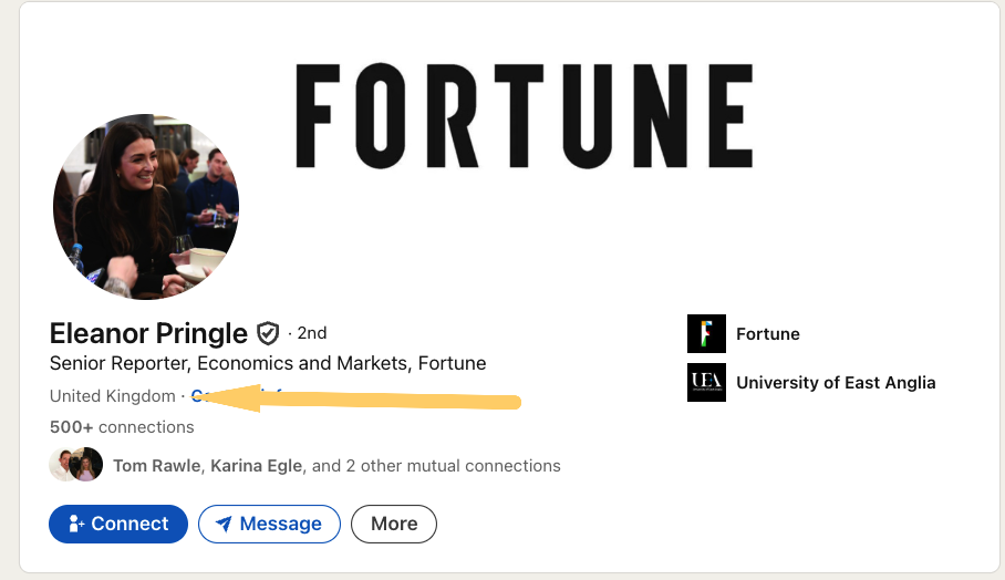 Fortune author from UK